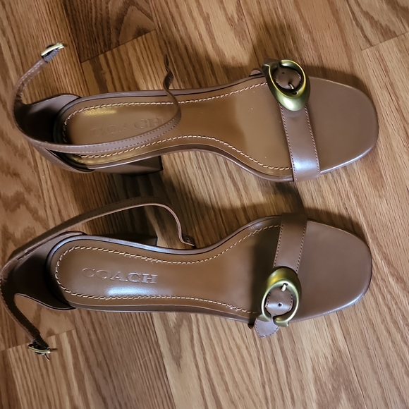 Coach Buckle Sandals - Picture 1 of 4